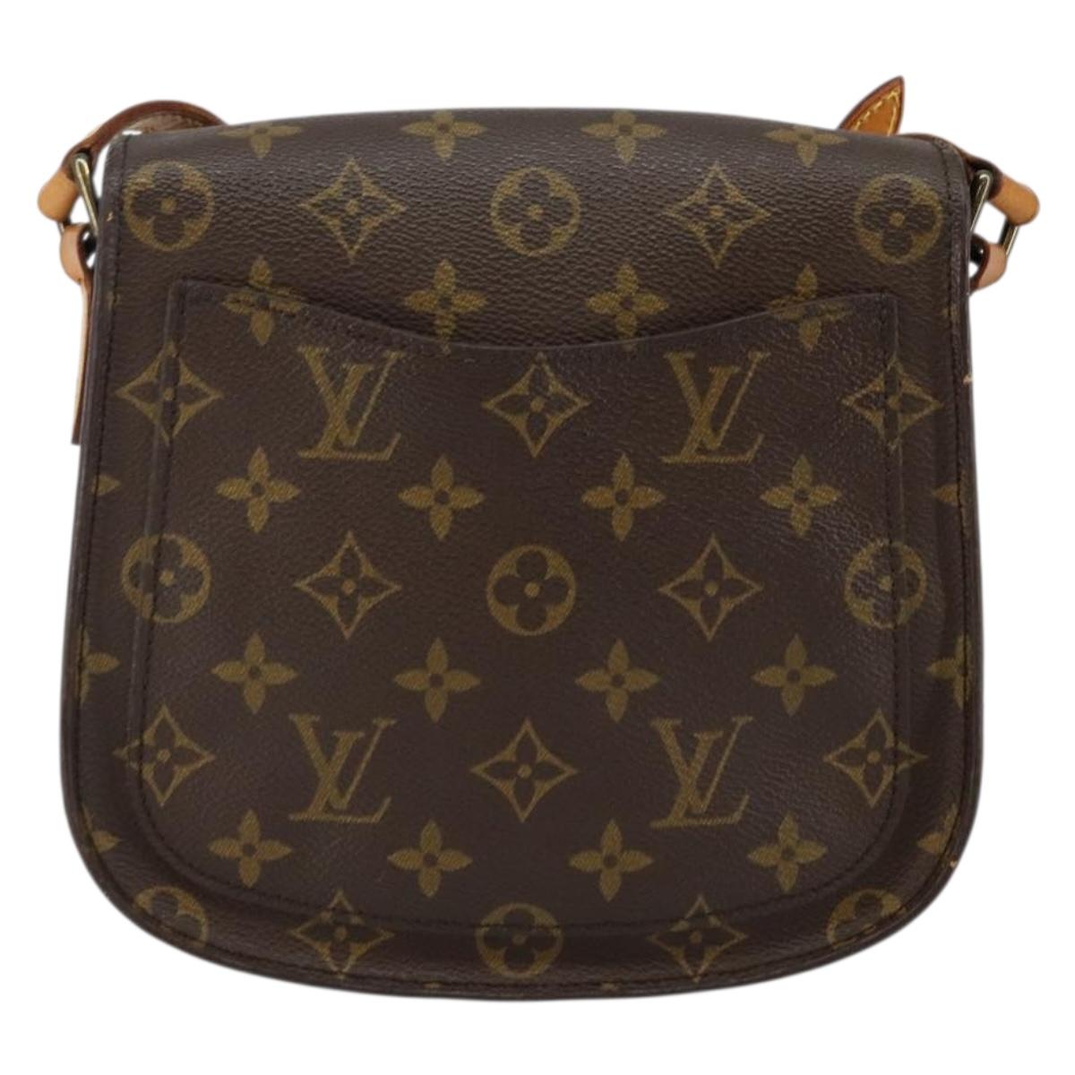 LOUIS VUITTON Monogram Saint Cloud MM Shoulder Bag M51243 LV Auth 144486
