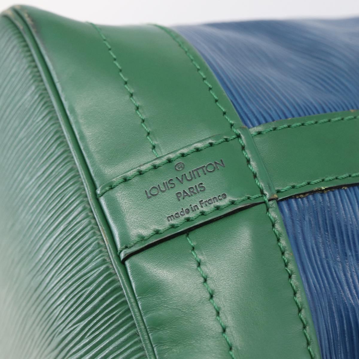 LOUIS VUITTON Epi Noe Shoulder Bag Bicolor Green Blue M44044 LV Auth 144494