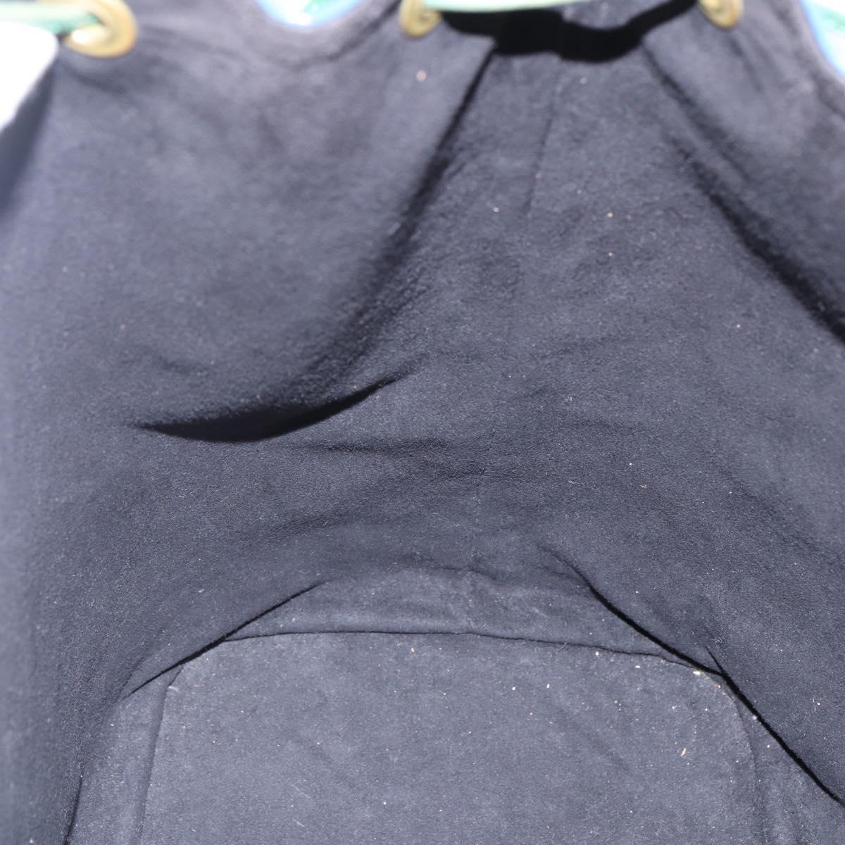 LOUIS VUITTON Epi Noe Shoulder Bag Bicolor Green Blue M44044 LV Auth 144494