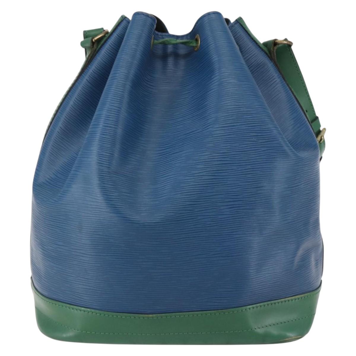 LOUIS VUITTON Epi Noe Shoulder Bag Bicolor Green Blue M44044 LV Auth 144494