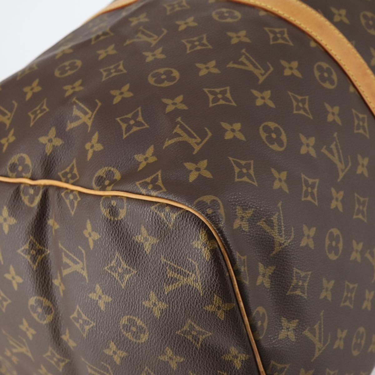LOUIS VUITTON Monogram Sac Souple 55 Boston Bag M41622 LV Auth 144496