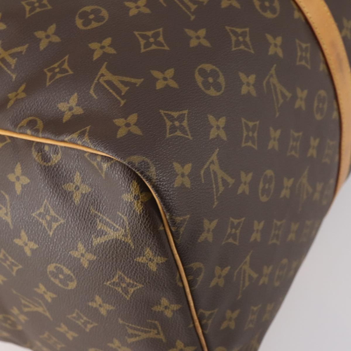 LOUIS VUITTON Monogram Sac Souple 55 Boston Bag M41622 LV Auth 144496