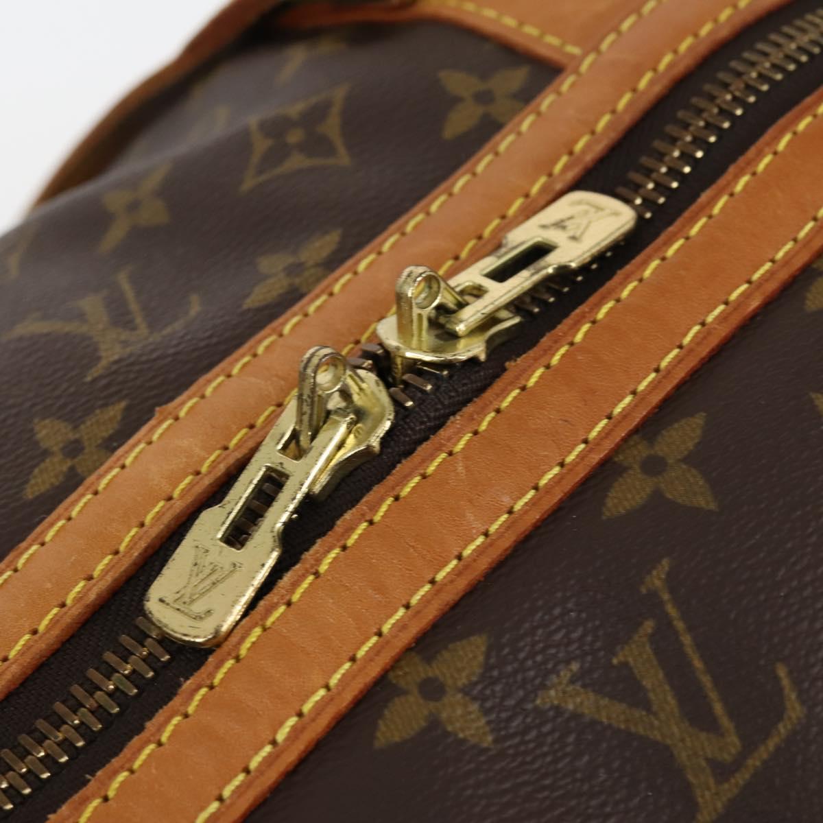LOUIS VUITTON Monogram Sac Souple 55 Boston Bag M41622 LV Auth 144496