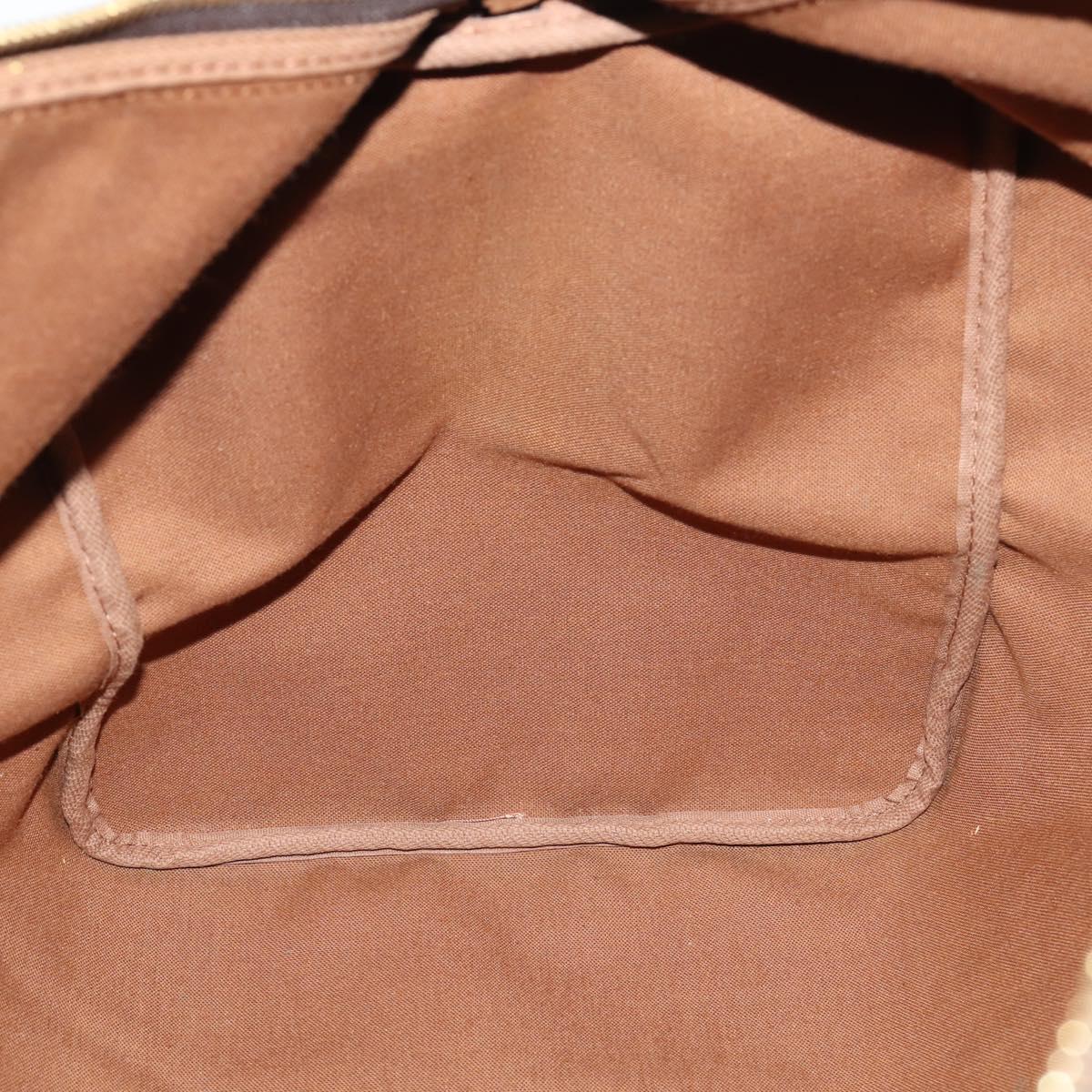 LOUIS VUITTON Monogram Sac Souple 55 Boston Bag M41622 LV Auth 144496