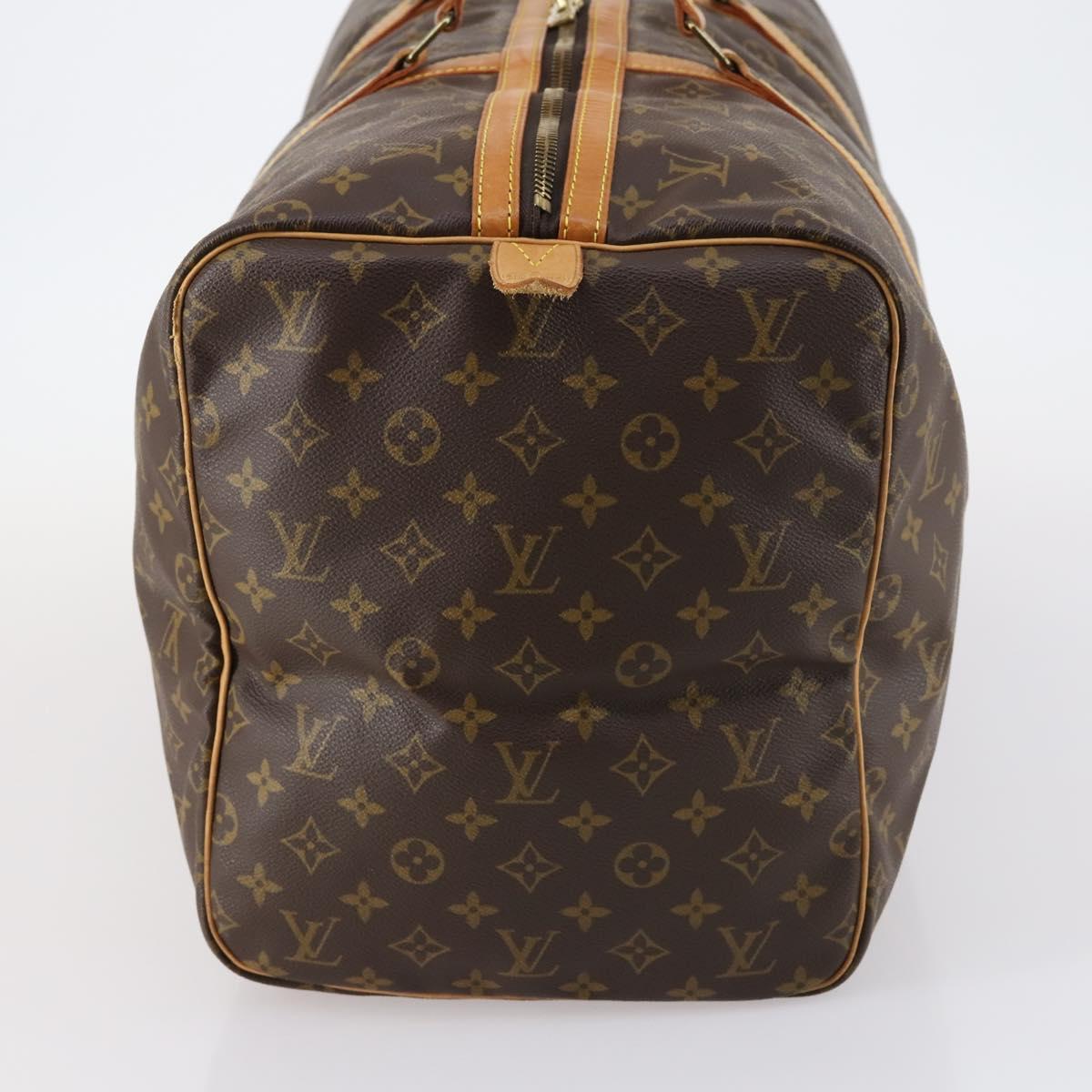 LOUIS VUITTON Monogram Sac Souple 55 Boston Bag M41622 LV Auth 144496