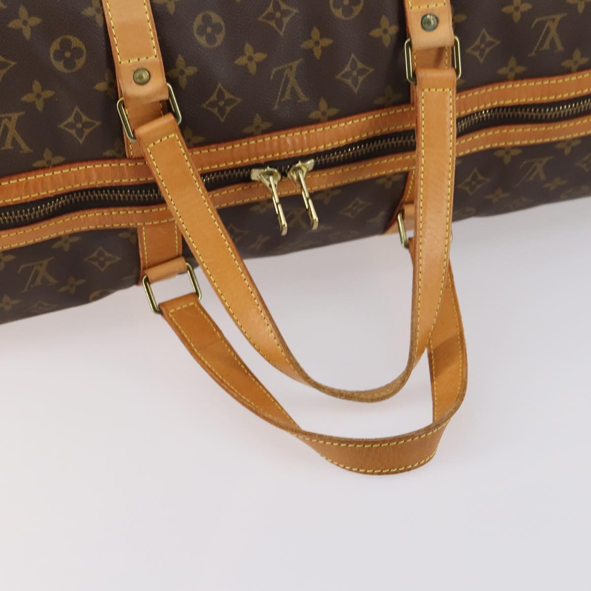 LOUIS VUITTON Monogram Sac Souple 55 Boston Bag M41622 LV Auth 144496