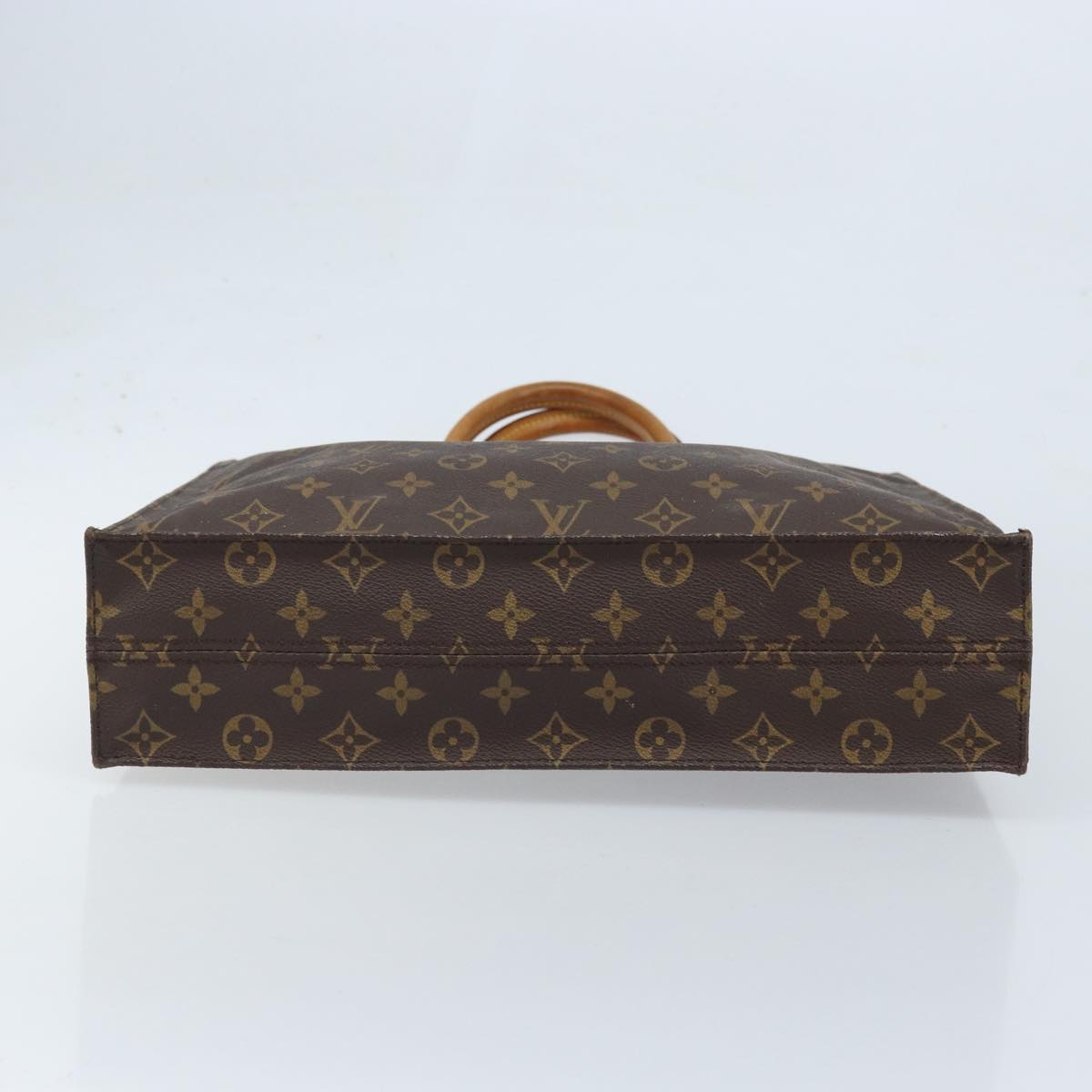 LOUIS VUITTON Monogram Sac Plat Hand Bag M51140 LV Auth 144500
