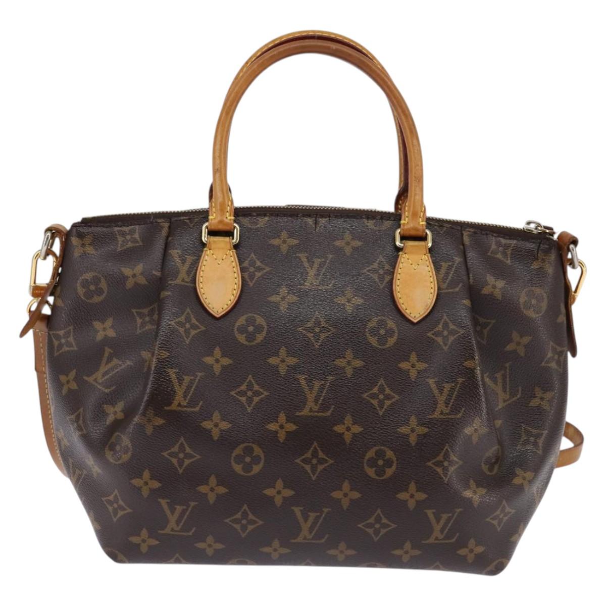 LOUIS VUITTON Monogram Turen PM Hand Bag 2way M48813 LV Auth 144501