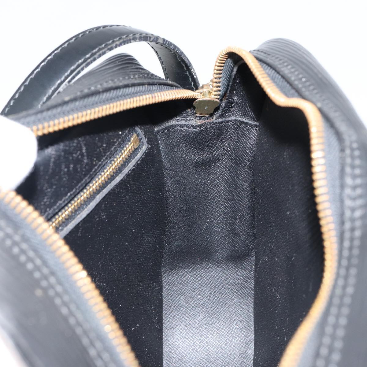 LOUIS VUITTON Epi Jeune Fille MM Shoulder Bag Black M52152 LV Auth 144505A