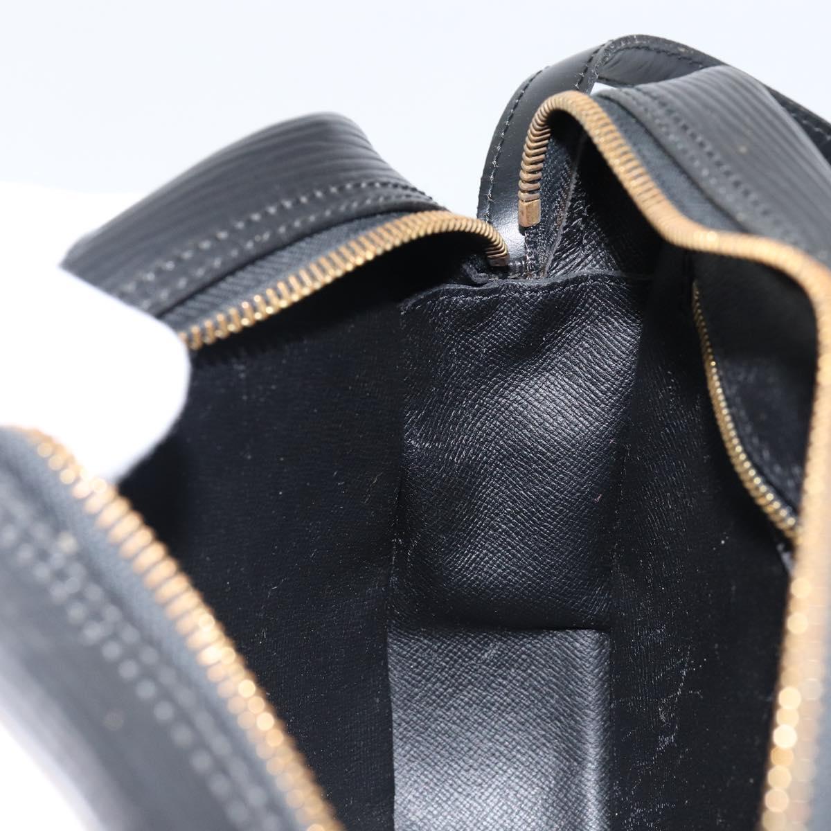 LOUIS VUITTON Epi Jeune Fille MM Shoulder Bag Black M52152 LV Auth 144505A