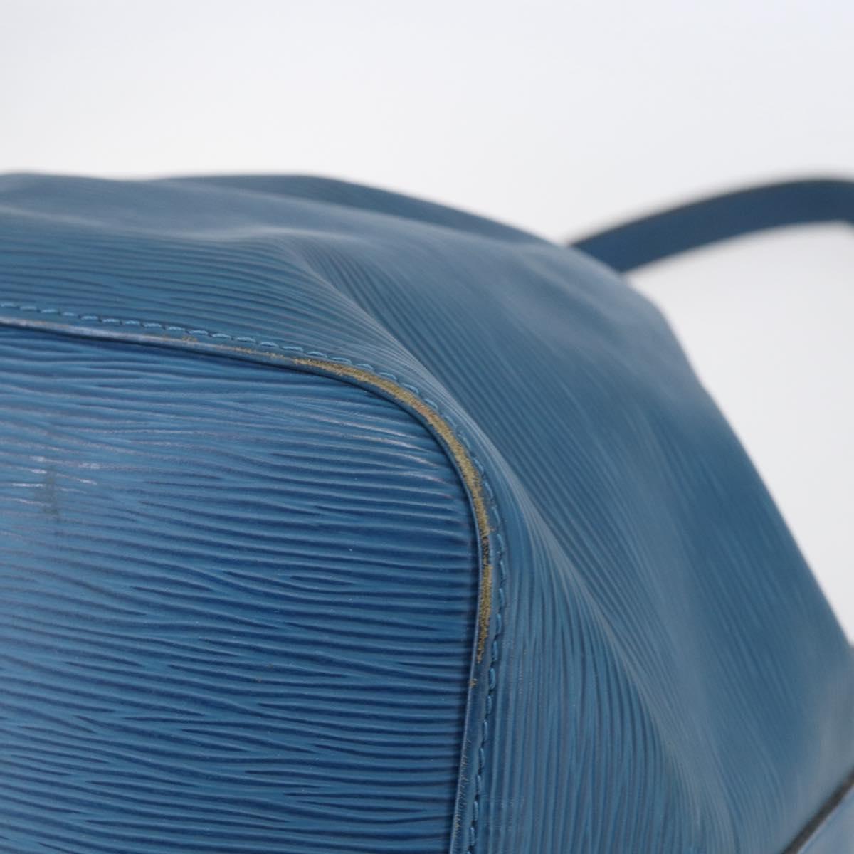 LOUIS VUITTON Epi Petit Noe Shoulder Bag Blue M44105 LV Auth 144506