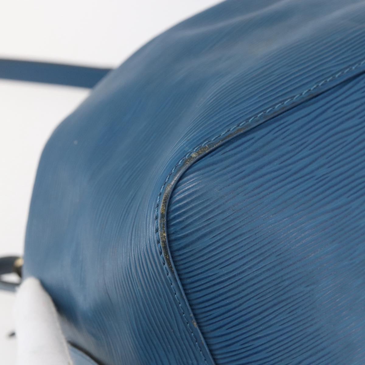 LOUIS VUITTON Epi Petit Noe Shoulder Bag Blue M44105 LV Auth 144506