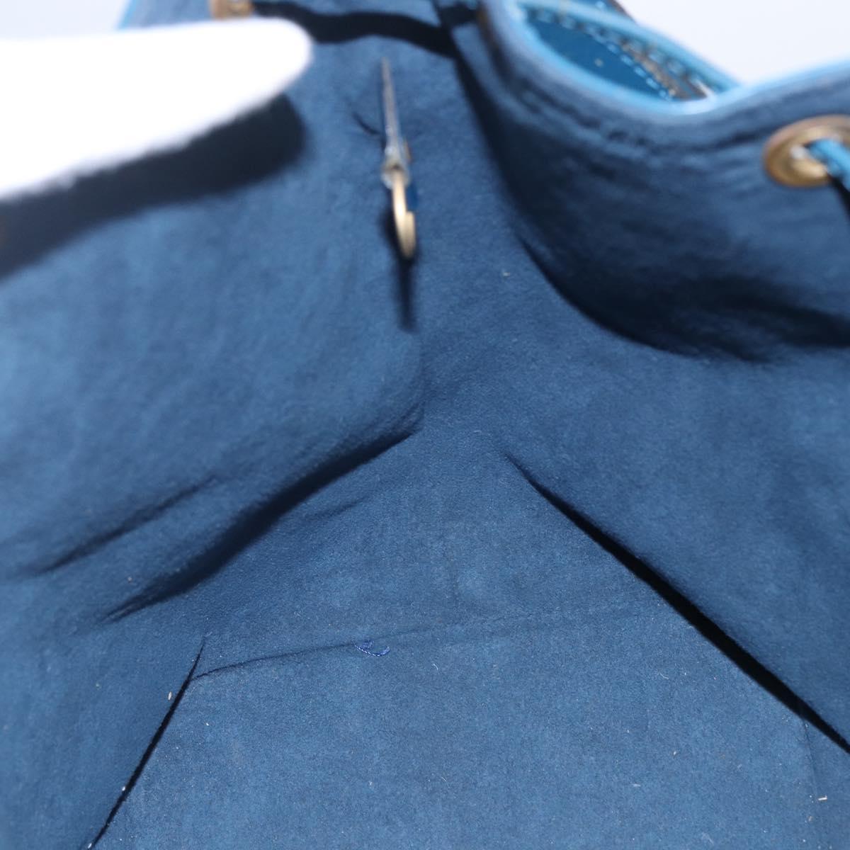 LOUIS VUITTON Epi Petit Noe Shoulder Bag Blue M44105 LV Auth 144506