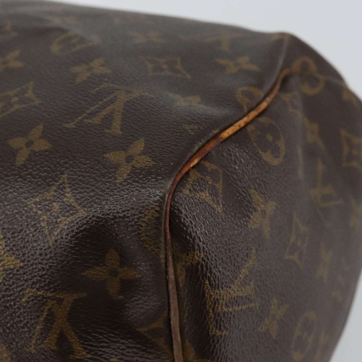 LOUIS VUITTON Monogram Speedy 30 Hand Bag M41526 LV Auth 144509