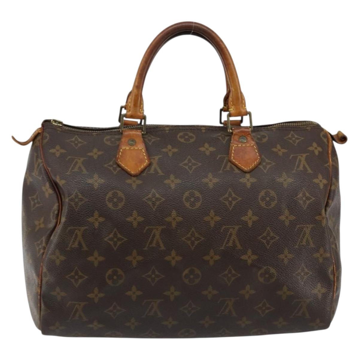 LOUIS VUITTON Monogram Speedy 30 Hand Bag M41526 LV Auth 144509
