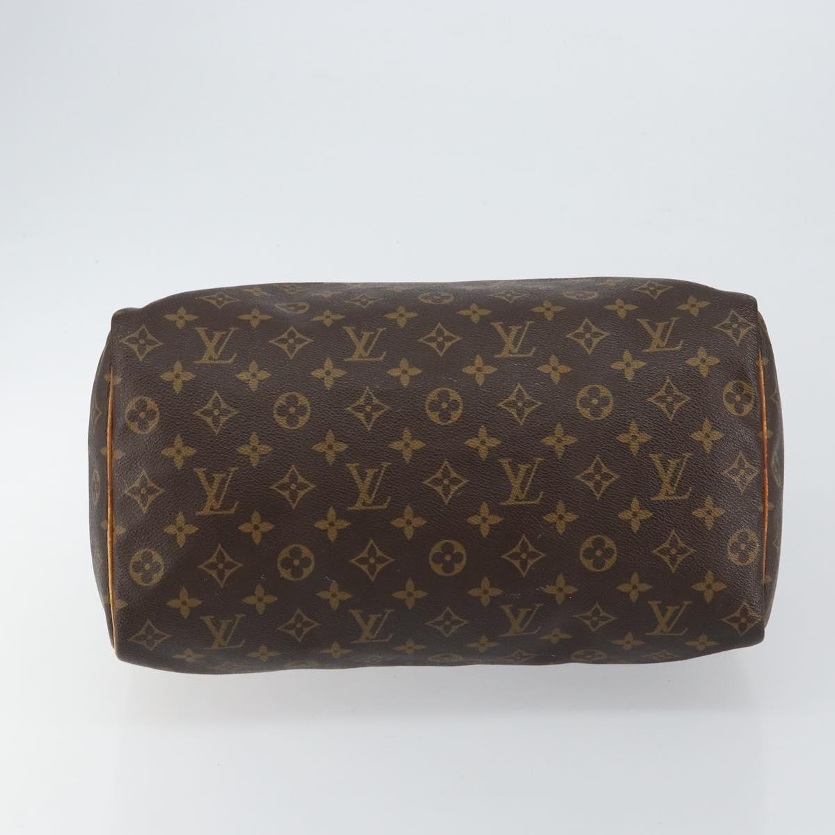 LOUIS VUITTON Monogram Speedy 35 Hand Bag M41524 LV Auth 144514