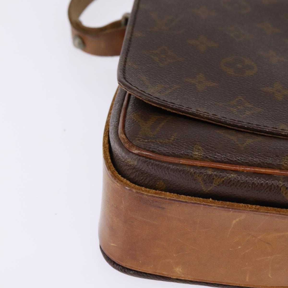 LOUIS VUITTON Monogram Cartouchiere GM Shoulder Bag Vintage M51252 Auth 144515