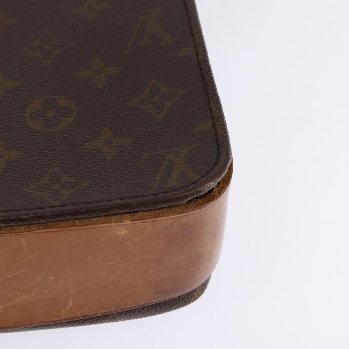 LOUIS VUITTON Monogram Cartouchiere GM Shoulder Bag Vintage M51252 Auth 144515