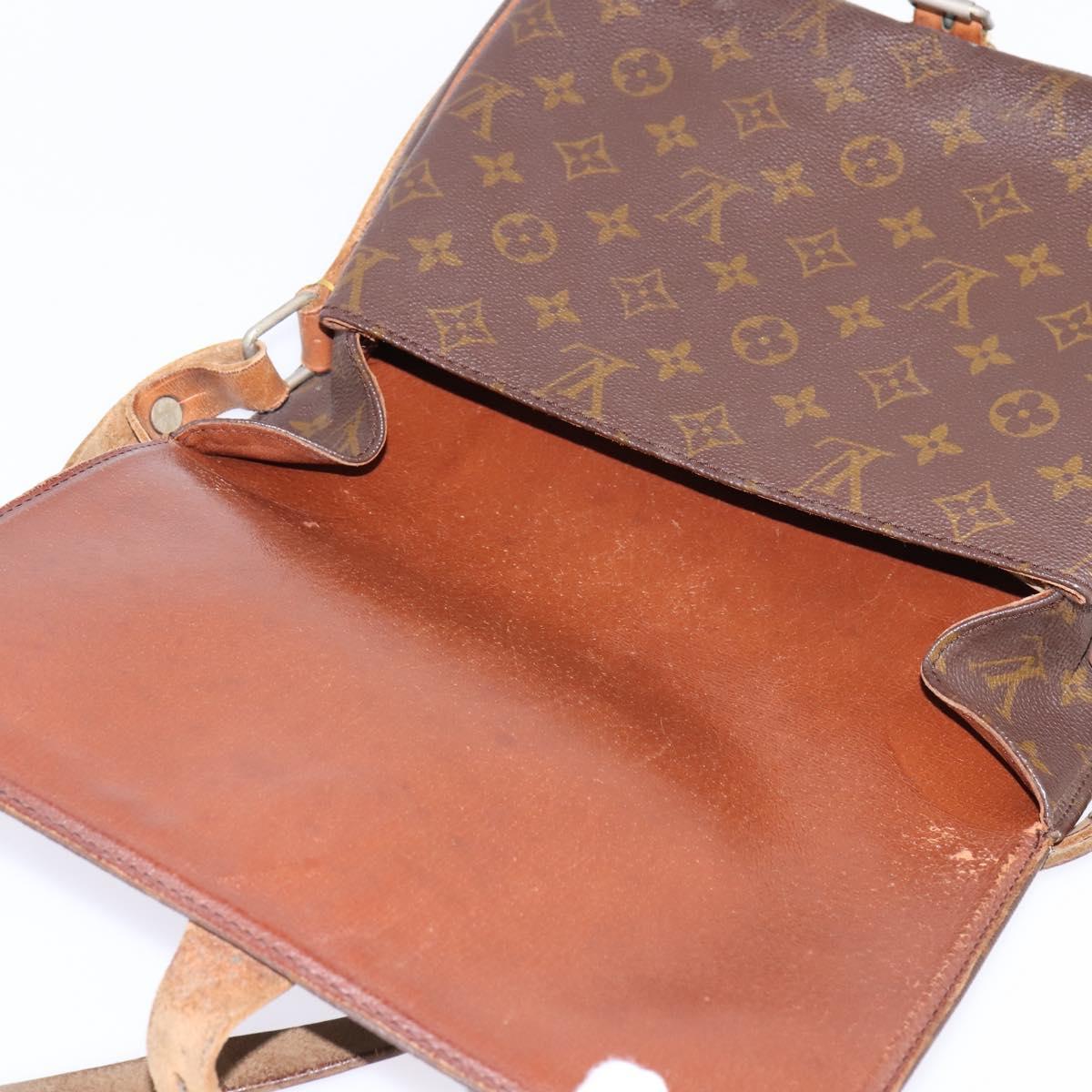 LOUIS VUITTON Monogram Cartouchiere GM Shoulder Bag Vintage M51252 Auth 144515