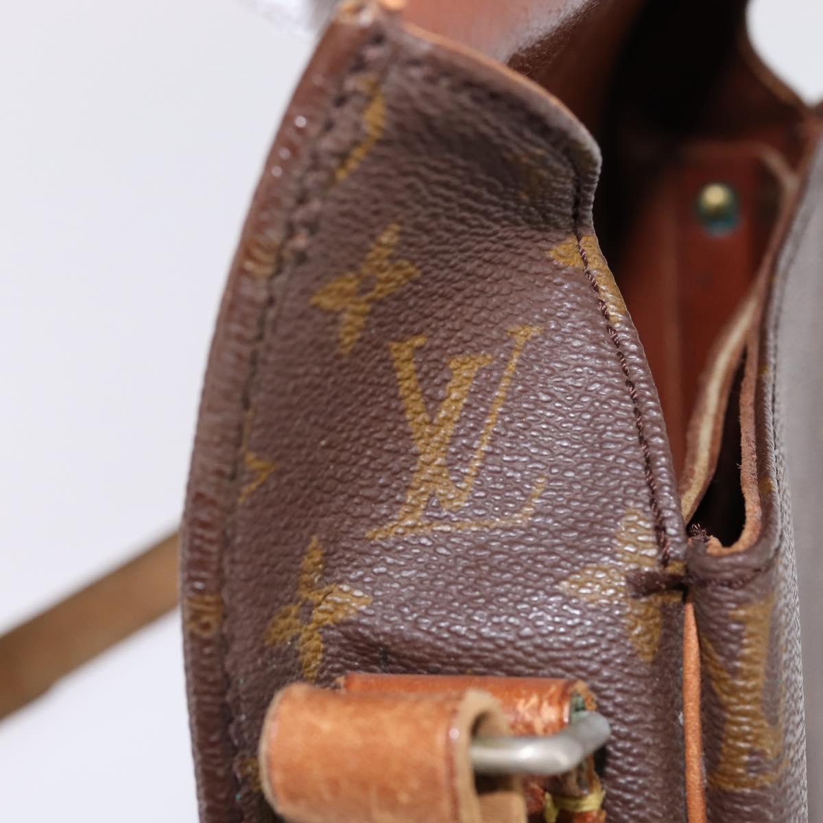 LOUIS VUITTON Monogram Cartouchiere GM Shoulder Bag Vintage M51252 Auth 144515