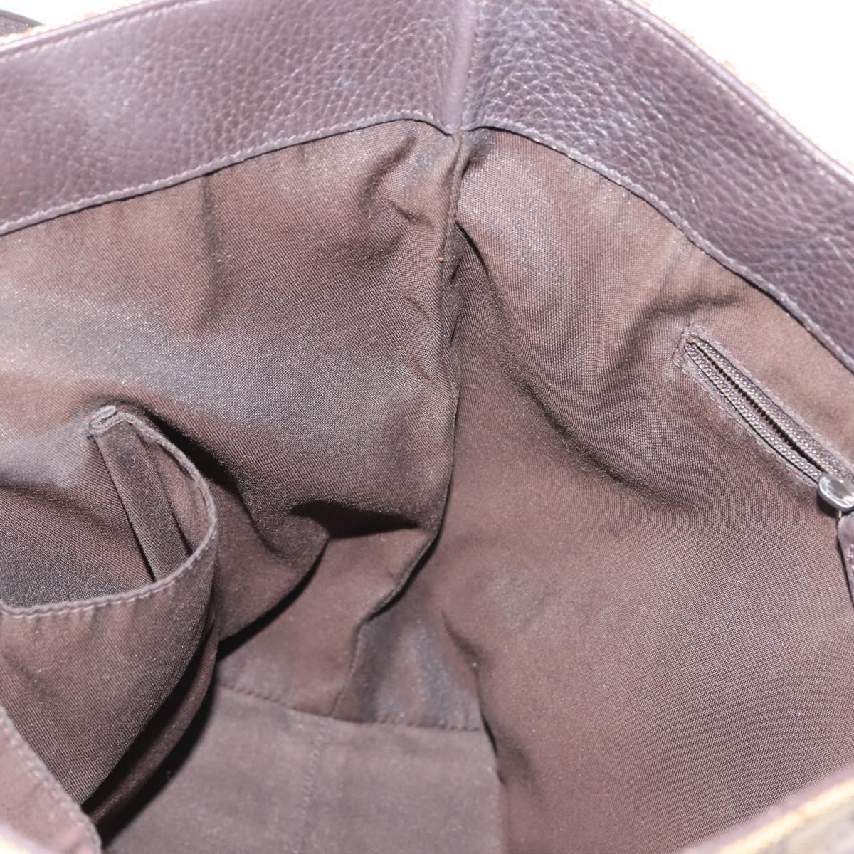 GUCCI GG Crystal Tote Bag Coated Canvas Outlet Beige Gold 353706 Auth 144529