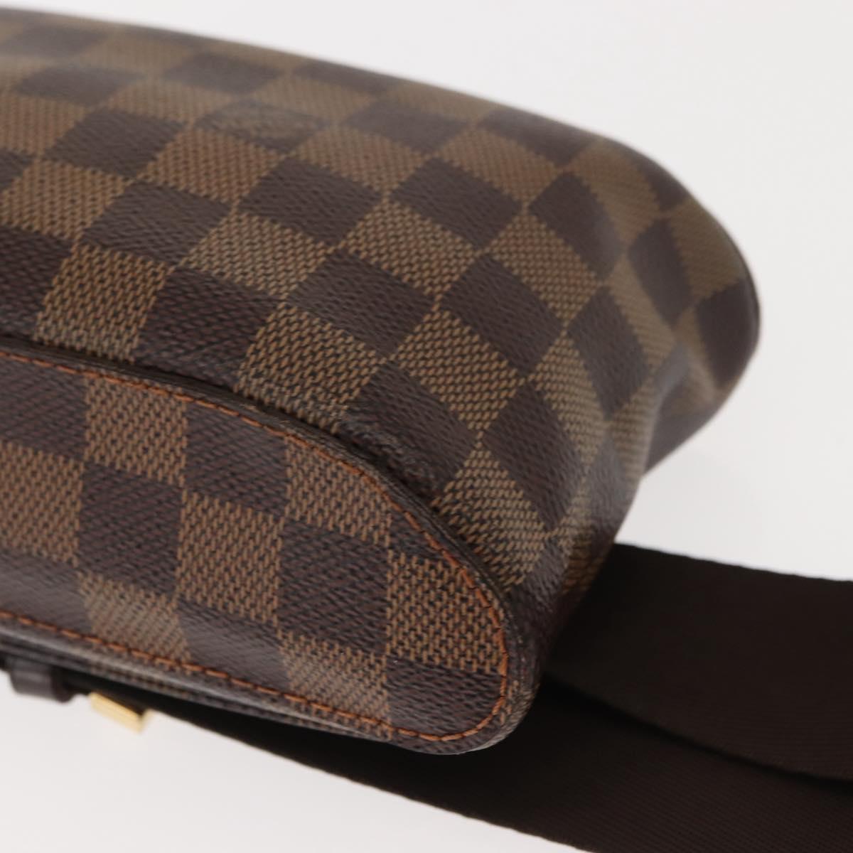 LOUIS VUITTON Damier Ebene Geronimos Shoulder Bag N51994 LV Auth 144535