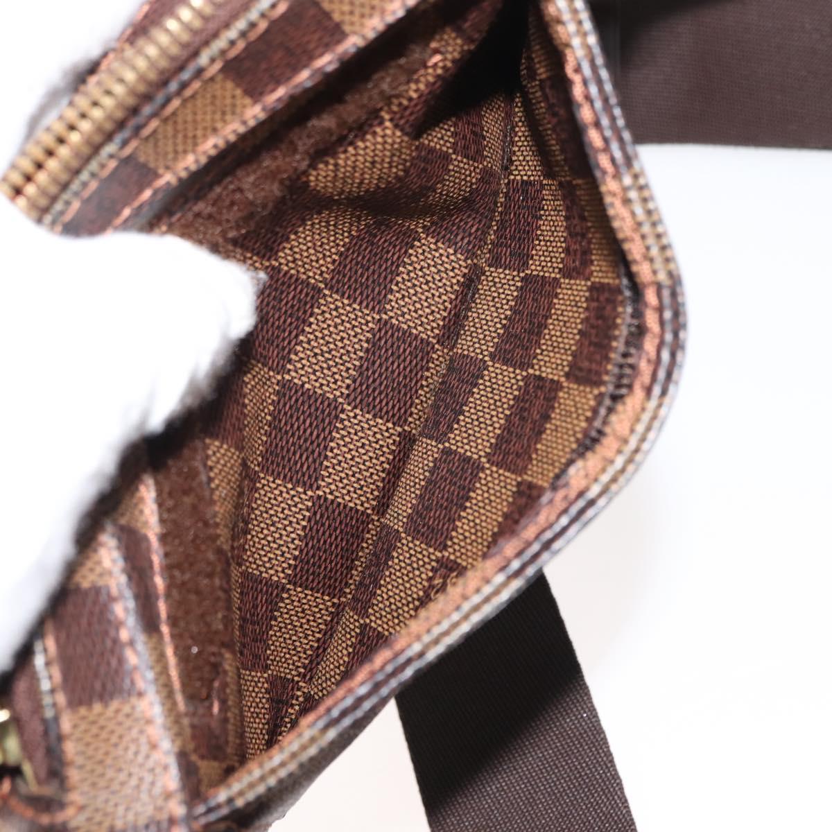 LOUIS VUITTON Damier Ebene Geronimos Shoulder Bag N51994 LV Auth 144535