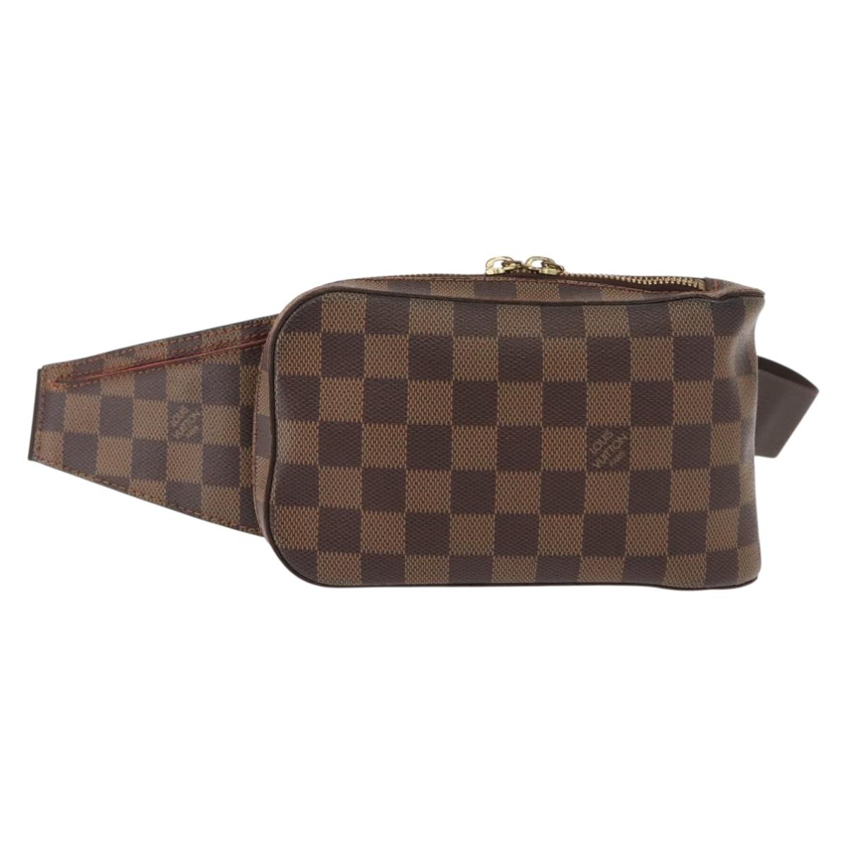 LOUIS VUITTON Damier Ebene Geronimos Shoulder Bag N51994 LV Auth 144535