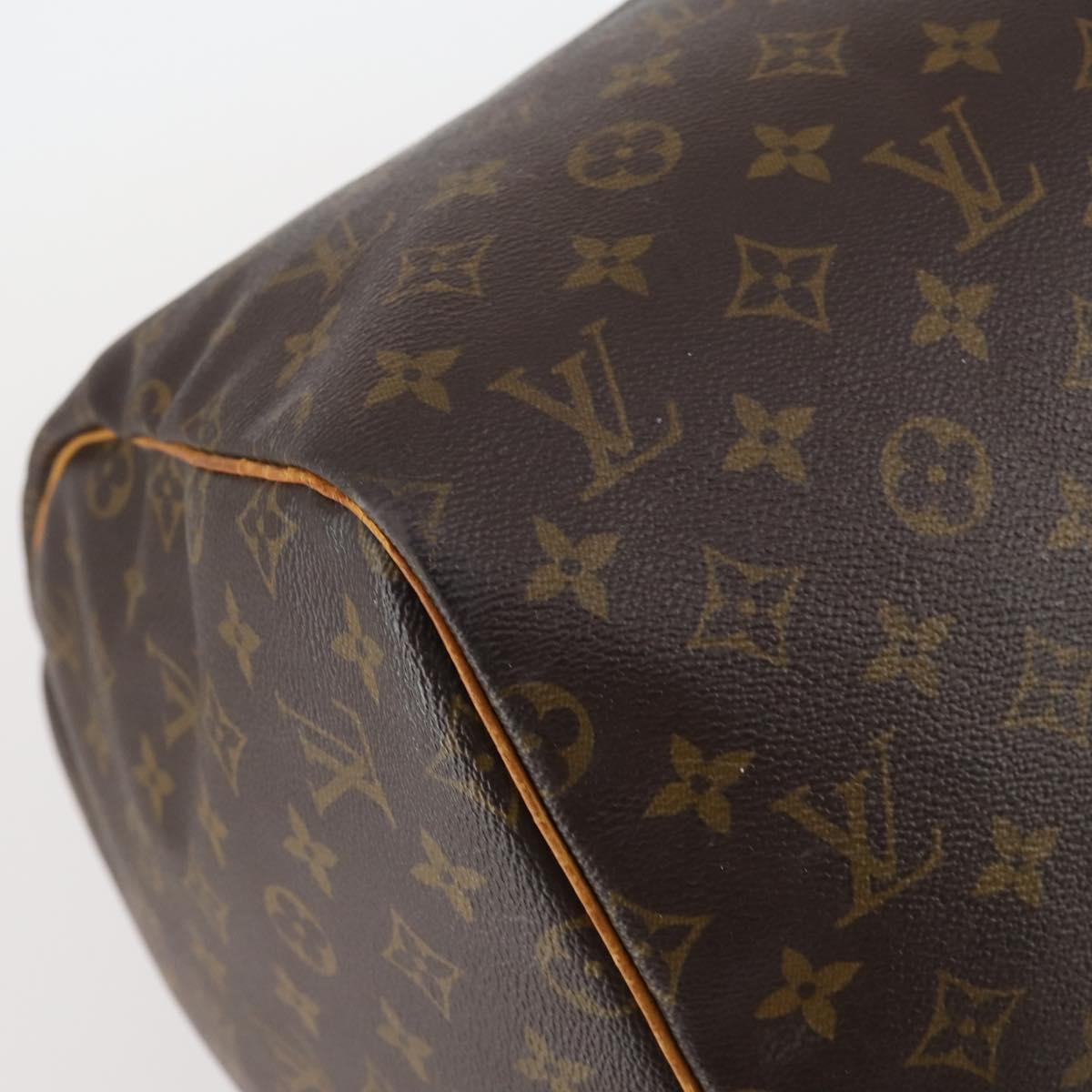 LOUIS VUITTON Monogram Keepall 55 Boston Bag M41424 LV Auth 144537