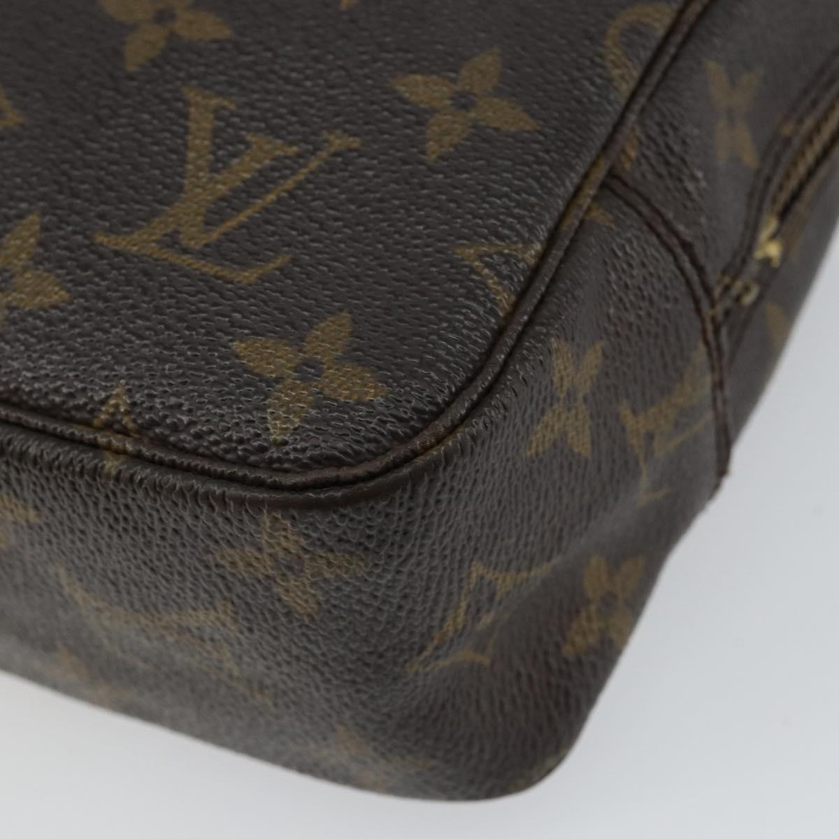 LOUIS VUITTON Monogram Trousse Toilette 23 Clutch Bag M47524 LV Auth 144538