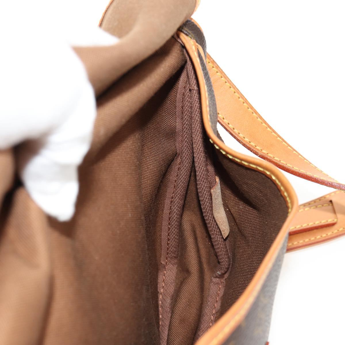 LOUIS VUITTON Monogram Saumur 30 Shoulder Bag M42256 LV Auth 144542A