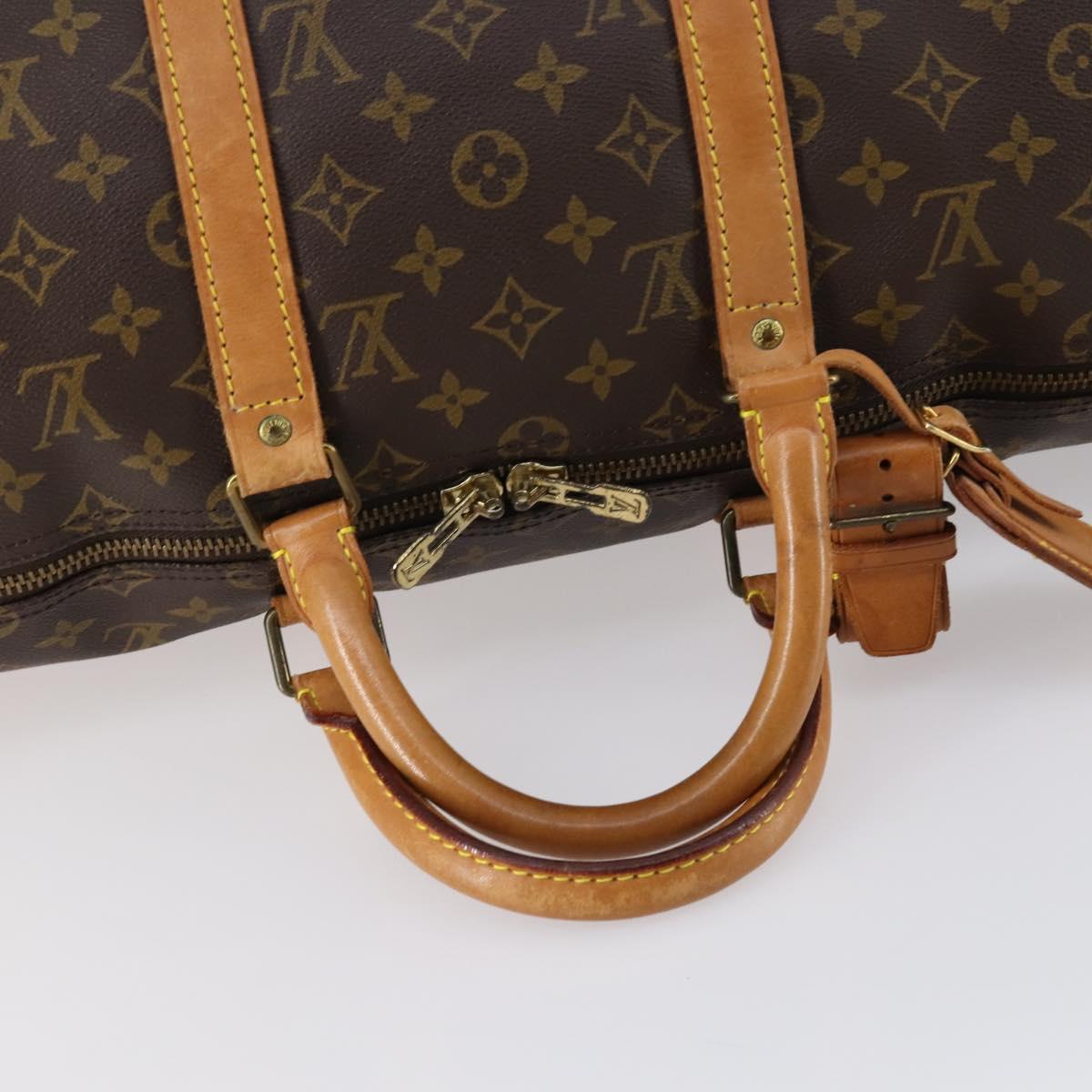 LOUIS VUITTON Monogram Keepall 50 Boston Bag M41426 LV Auth 144553