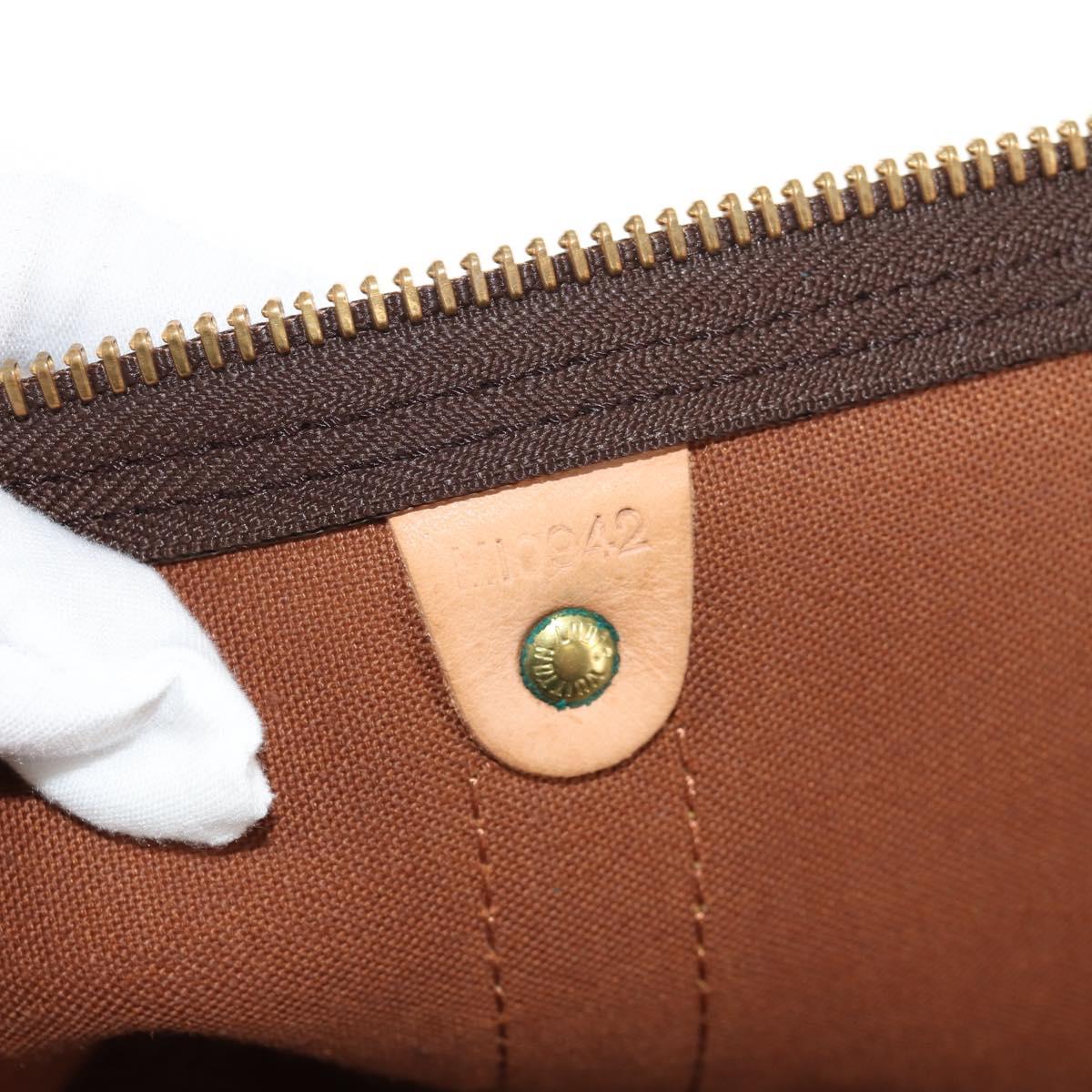 LOUIS VUITTON Monogram Keepall 55 Boston Bag M41424 LV Auth 144559V