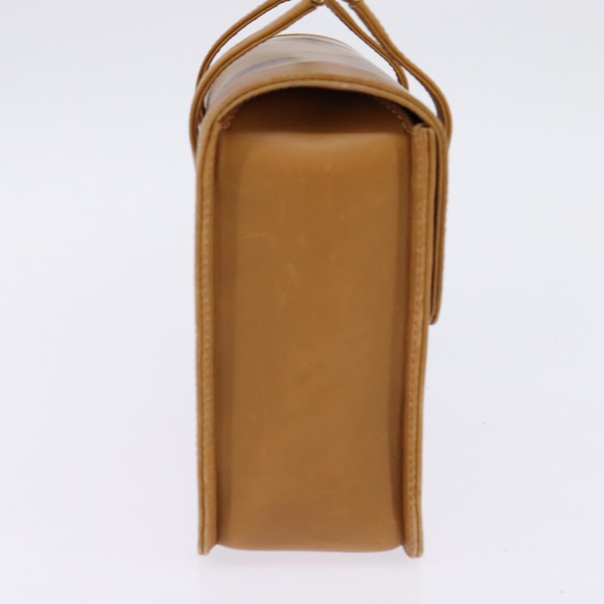 GUCCI Bamboo Hand Bag Leather Brown Gold 000 113 0231 Auth 144565