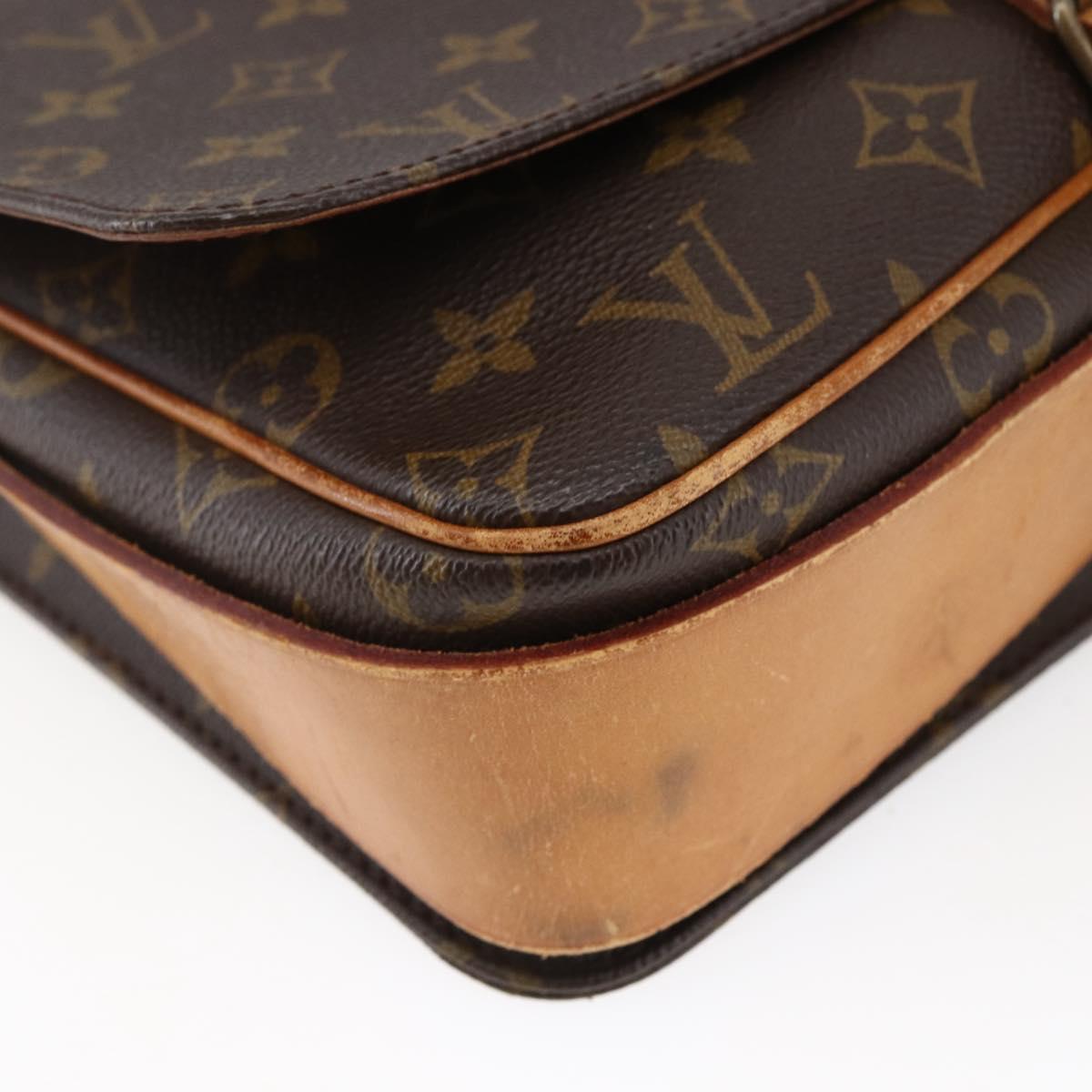 LOUIS VUITTON Monogram Cartouchiere GM Shoulder Bag M51252 LV Auth 144572