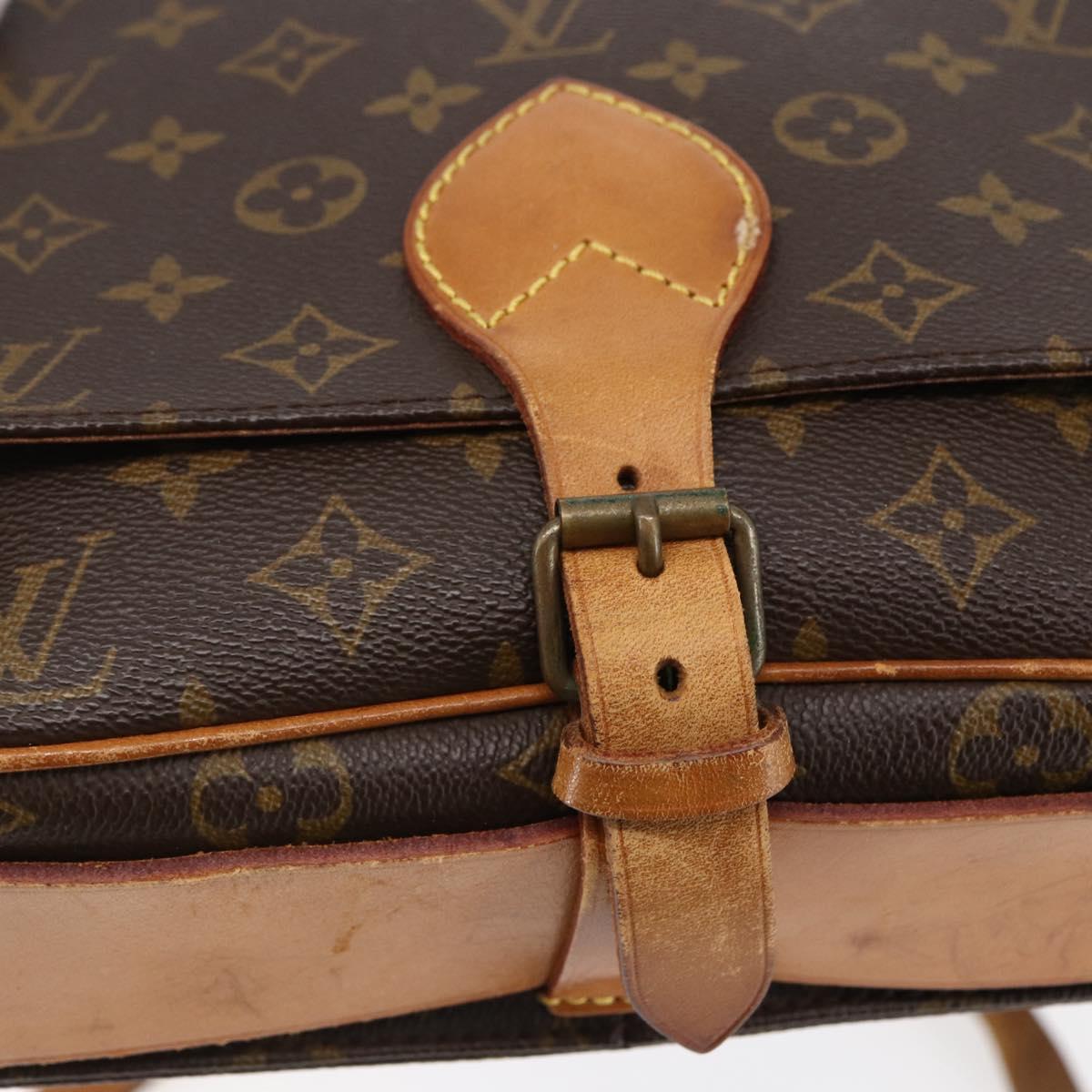 LOUIS VUITTON Monogram Cartouchiere GM Shoulder Bag M51252 LV Auth 144572