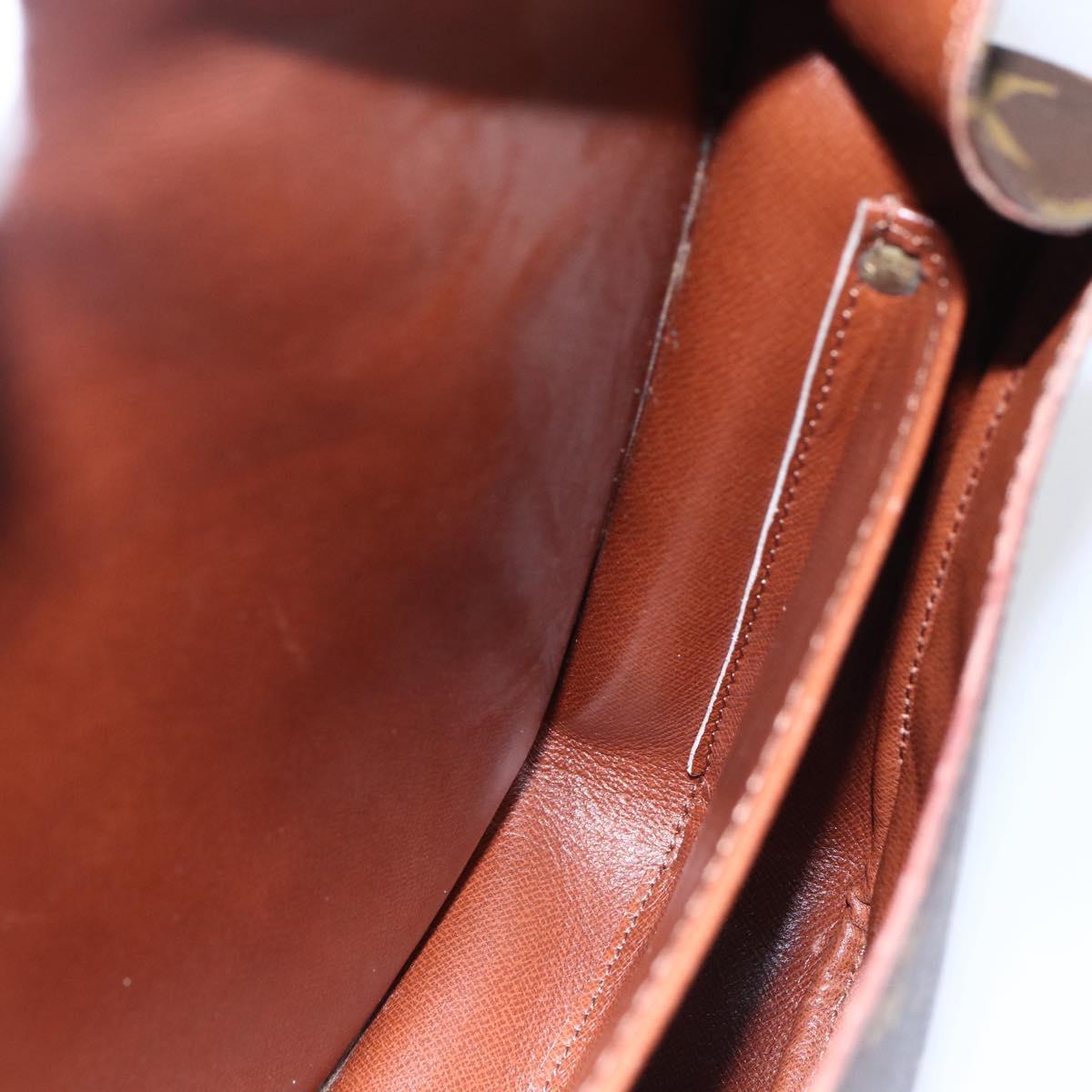 LOUIS VUITTON Monogram Cartouchiere GM Shoulder Bag M51252 LV Auth 144572
