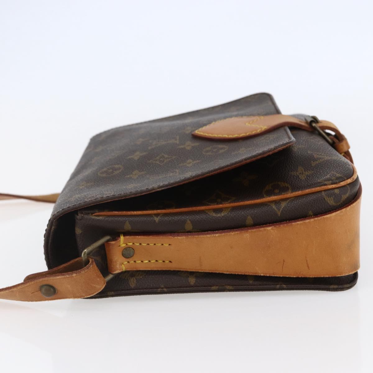 LOUIS VUITTON Monogram Cartouchiere GM Shoulder Bag M51252 LV Auth 144572