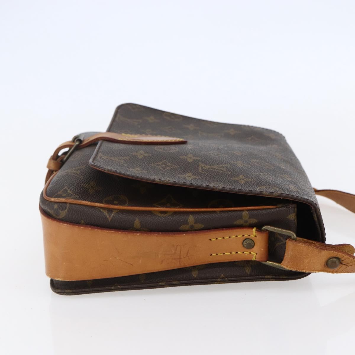 LOUIS VUITTON Monogram Cartouchiere GM Shoulder Bag M51252 LV Auth 144572