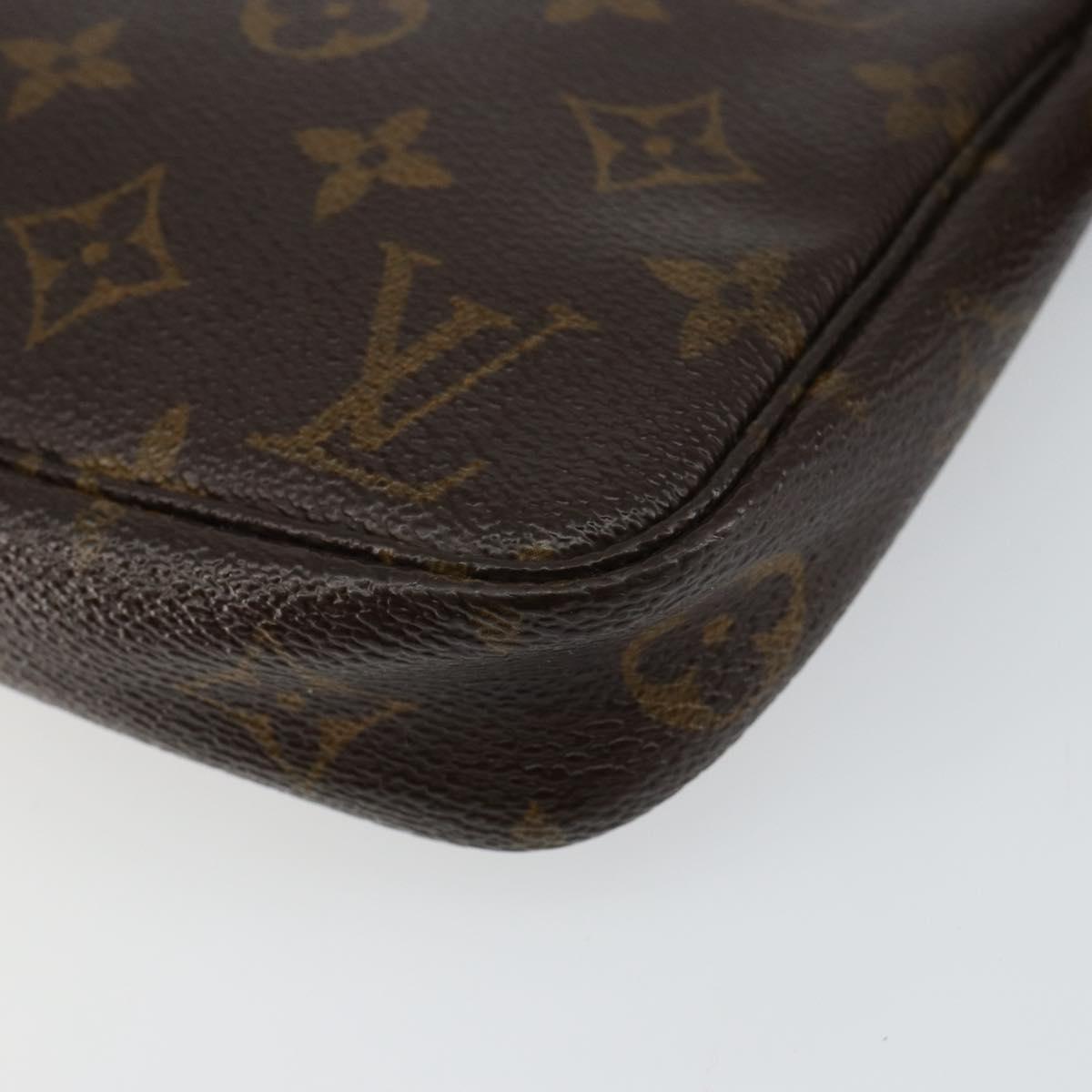 LOUIS VUITTON Monogram Pochette Accessoires Pouch M51980 LV Auth 144601