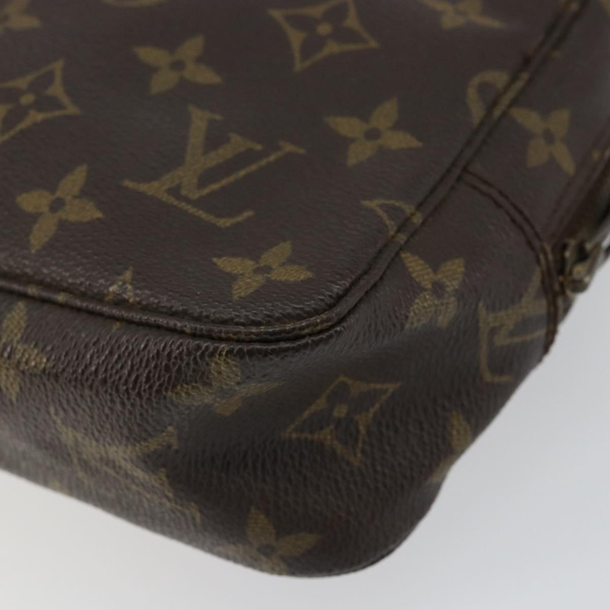 LOUIS VUITTON Monogram Trousse Toilette 23 Clutch Bag M47524 LV Auth 144602