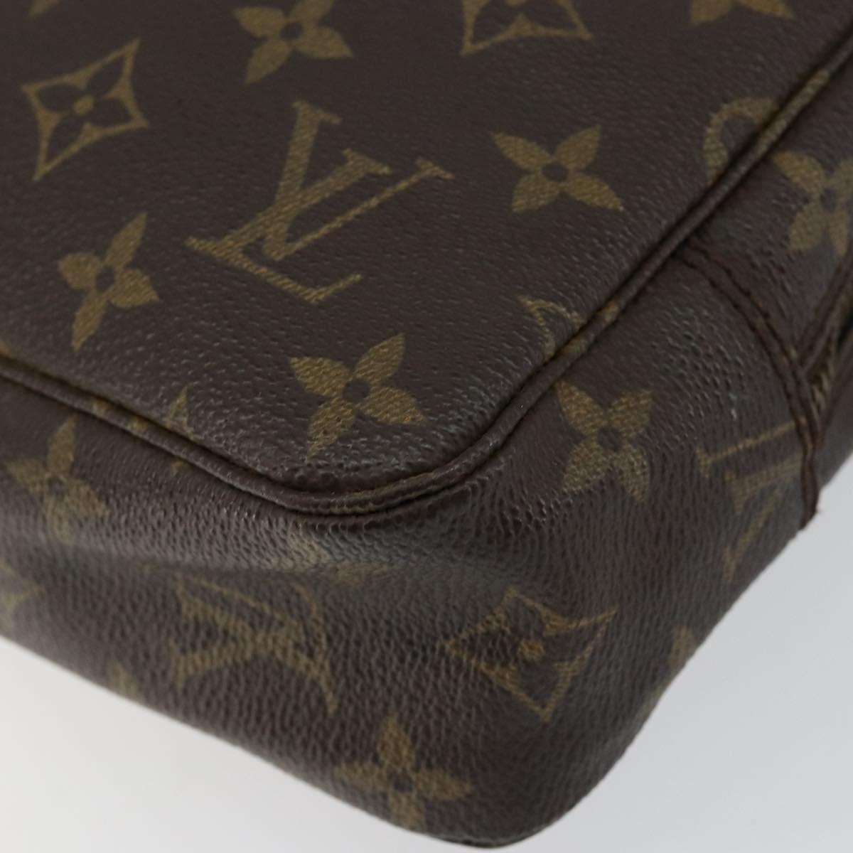 LOUIS VUITTON Monogram Trousse Toilette 23 Clutch Bag M47524 LV Auth 144602