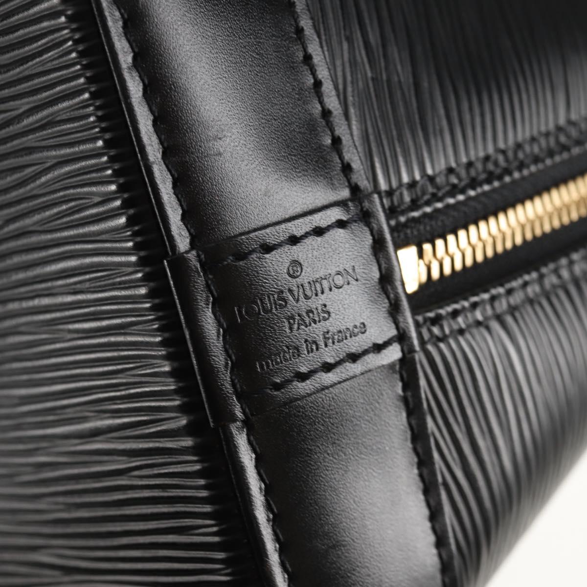 LOUIS VUITTON Epi Alma Hand Bag Black M52142 LV Auth 144616V