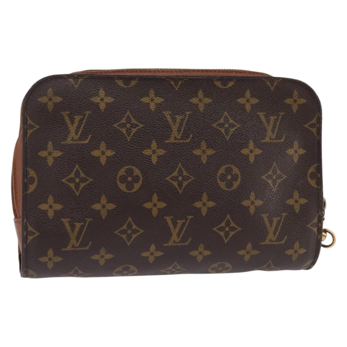 LOUIS VUITTON Monogram Orsay Clutch Bag M51790 LV Auth 144638