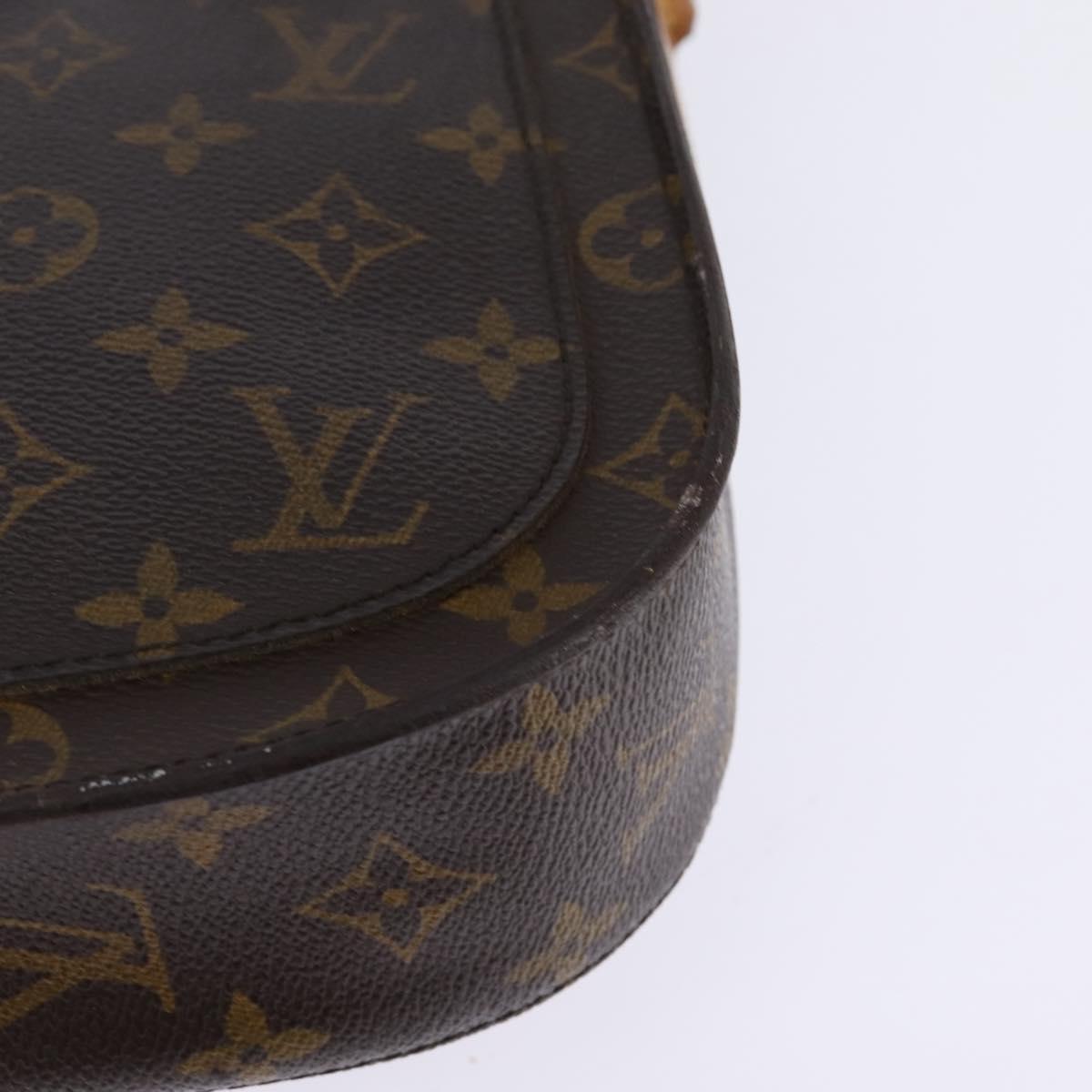 LOUIS VUITTON Monogram Saint Cloud GM Shoulder Bag M51242 LV Auth 144657