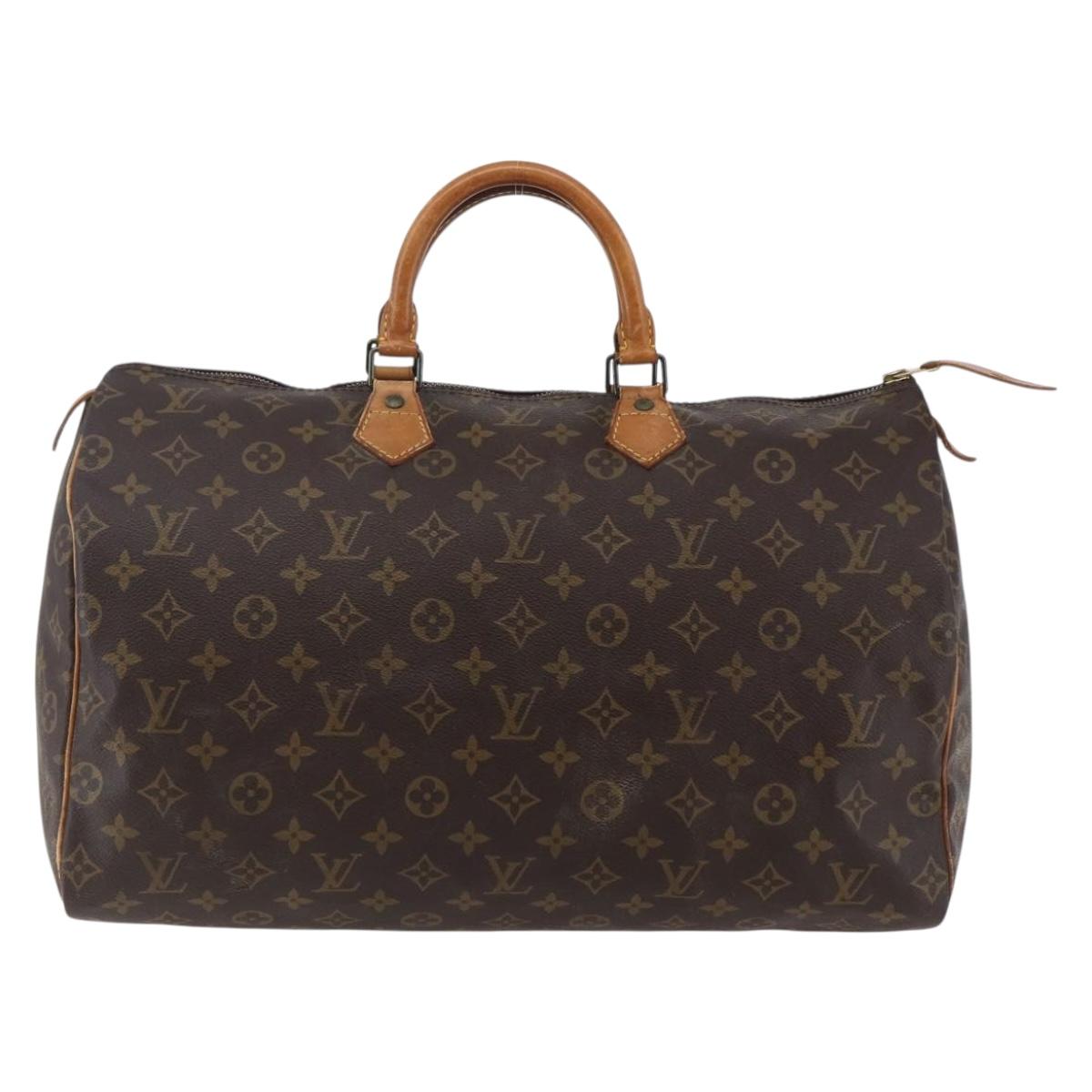 LOUIS VUITTON Monogram Speedy 40 Hand Bag M41522 LV Auth 144664