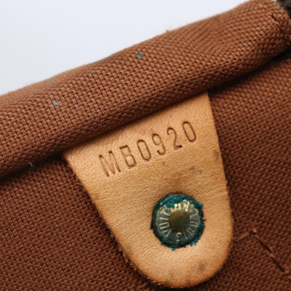 LOUIS VUITTON Monogram Speedy 40 Hand Bag M41522 LV Auth 144664