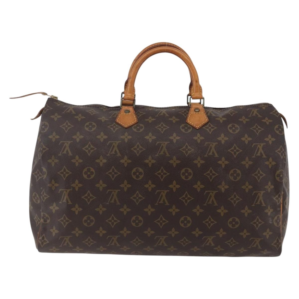 LOUIS VUITTON Monogram Speedy 40 Hand Bag M41522 LV Auth 144664