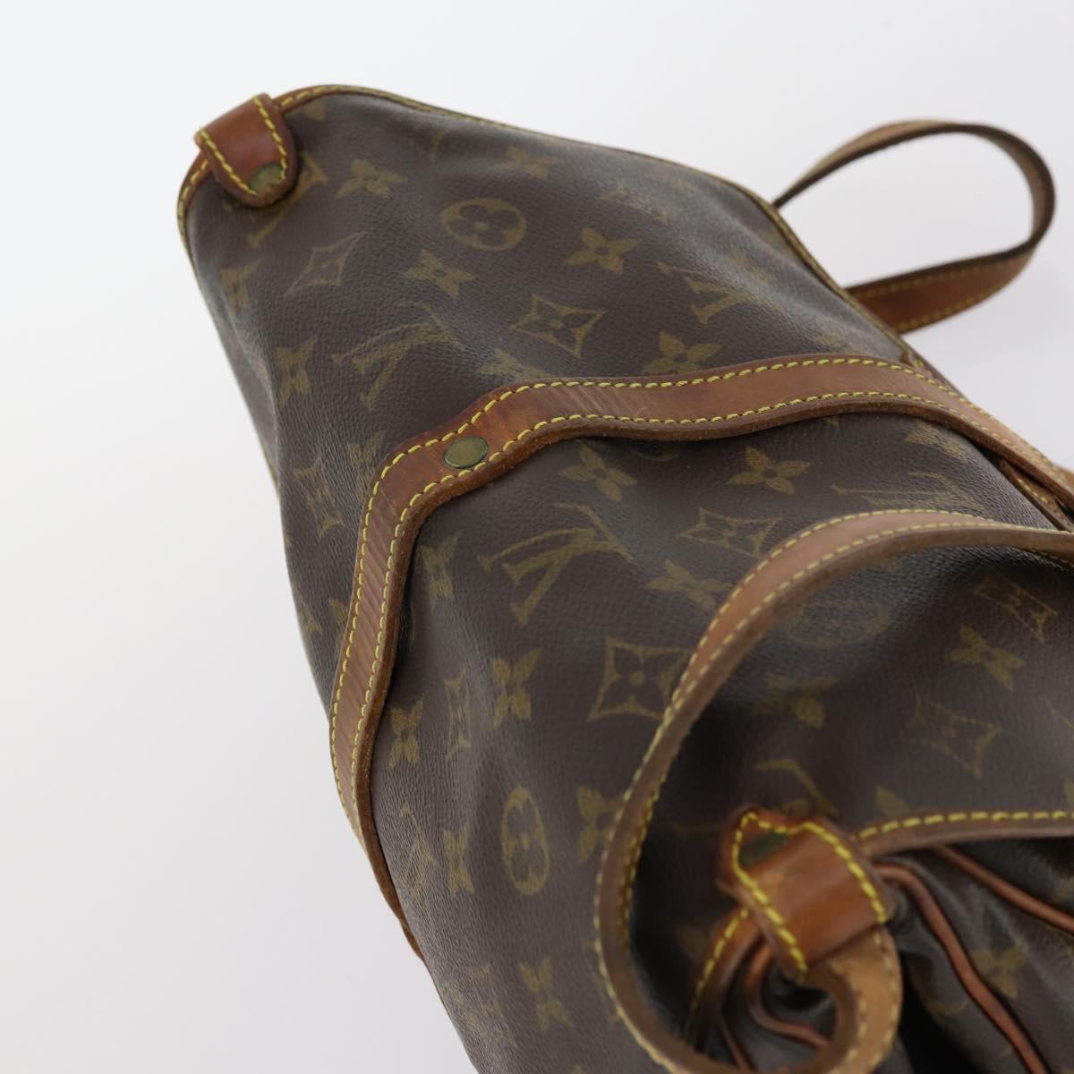 LOUIS VUITTON Monogram Saumur 30 Shoulder Bag M42256 LV Auth 144669