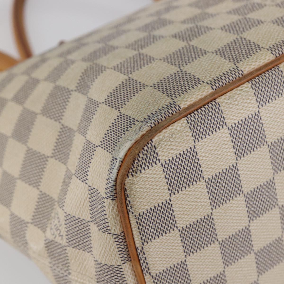 LOUIS VUITTON Damier Azur Saleya PM Tote Bag N51186 LV Auth 144671